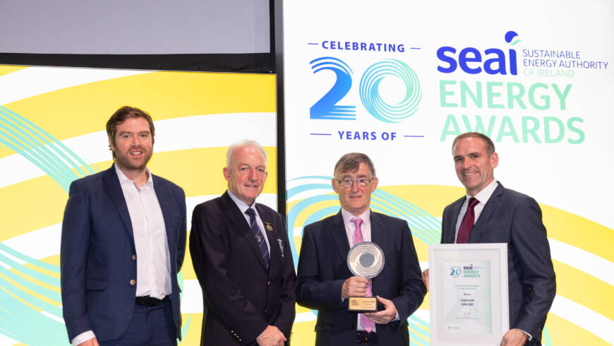 Connacht GAA Win Inspirational Sustainable Energy Community Category at SEAI Awards