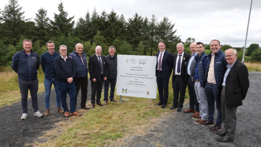 Extension to Walkway at Connacht GAA COE Officially Opened